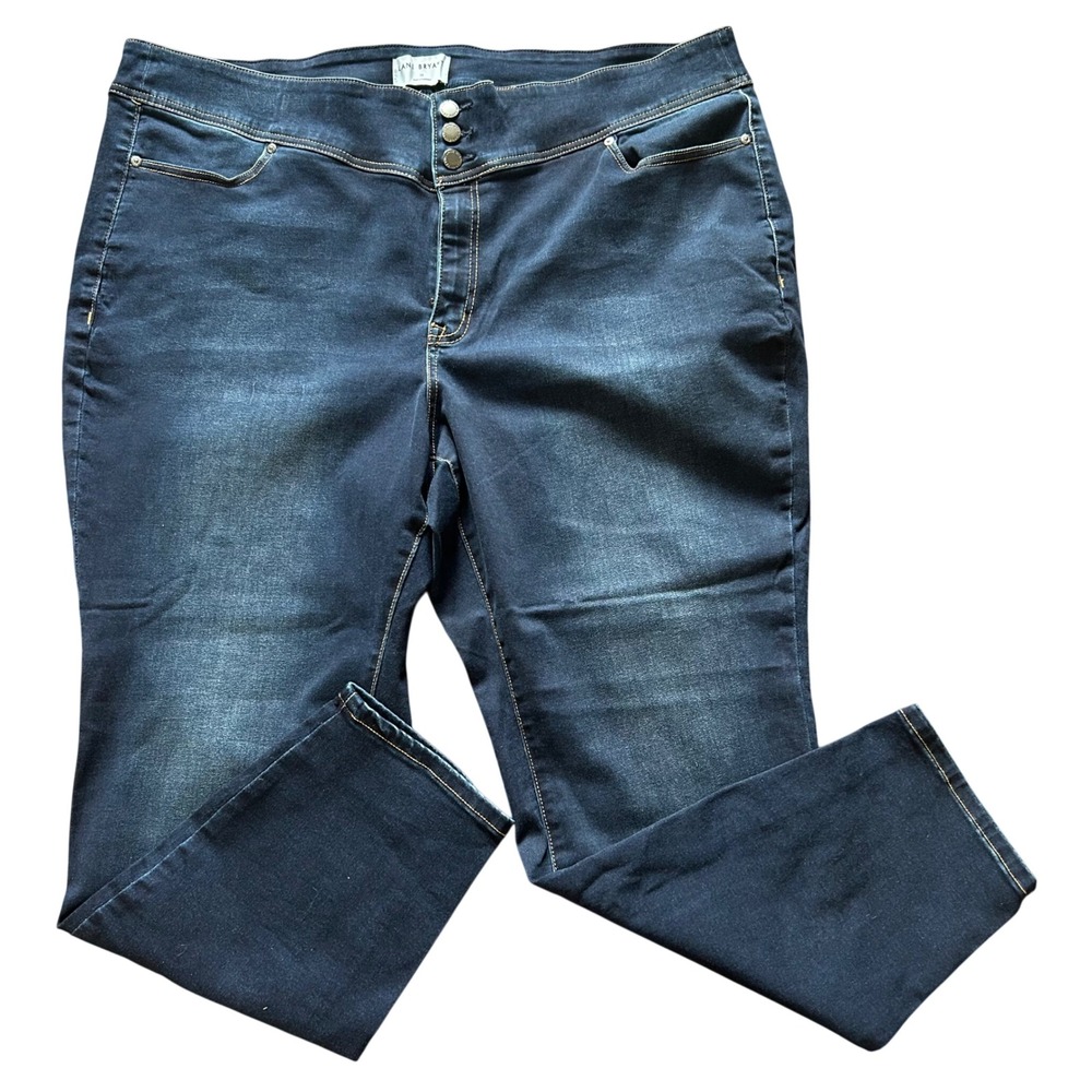 Lane Bryant High Rise Super Stretch Jegging Women Blue Denim Size 26